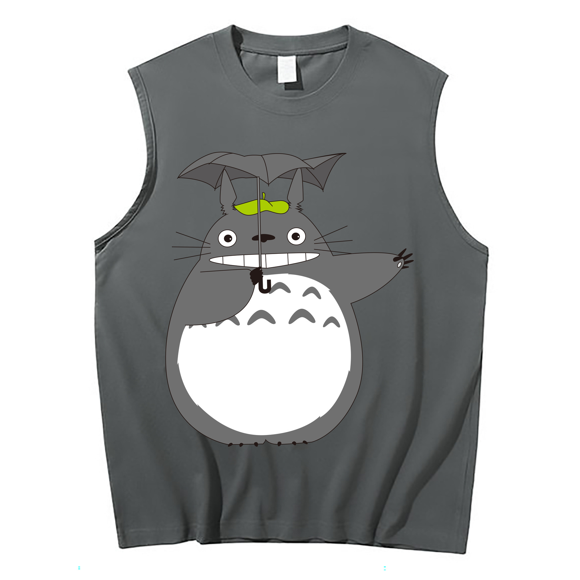 （画像用） となりのトトロ 草壁メイ 草壁サツキ My Neighbor Totoro Satsuki Kusakabe Mei Kusakabe コットン100％タンクトップ（フロントプリント）